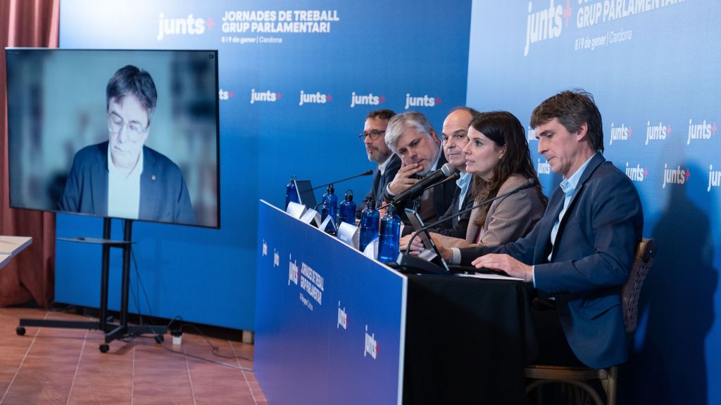 Reunión de dirigentes de Junts en Cardona, Barcelona