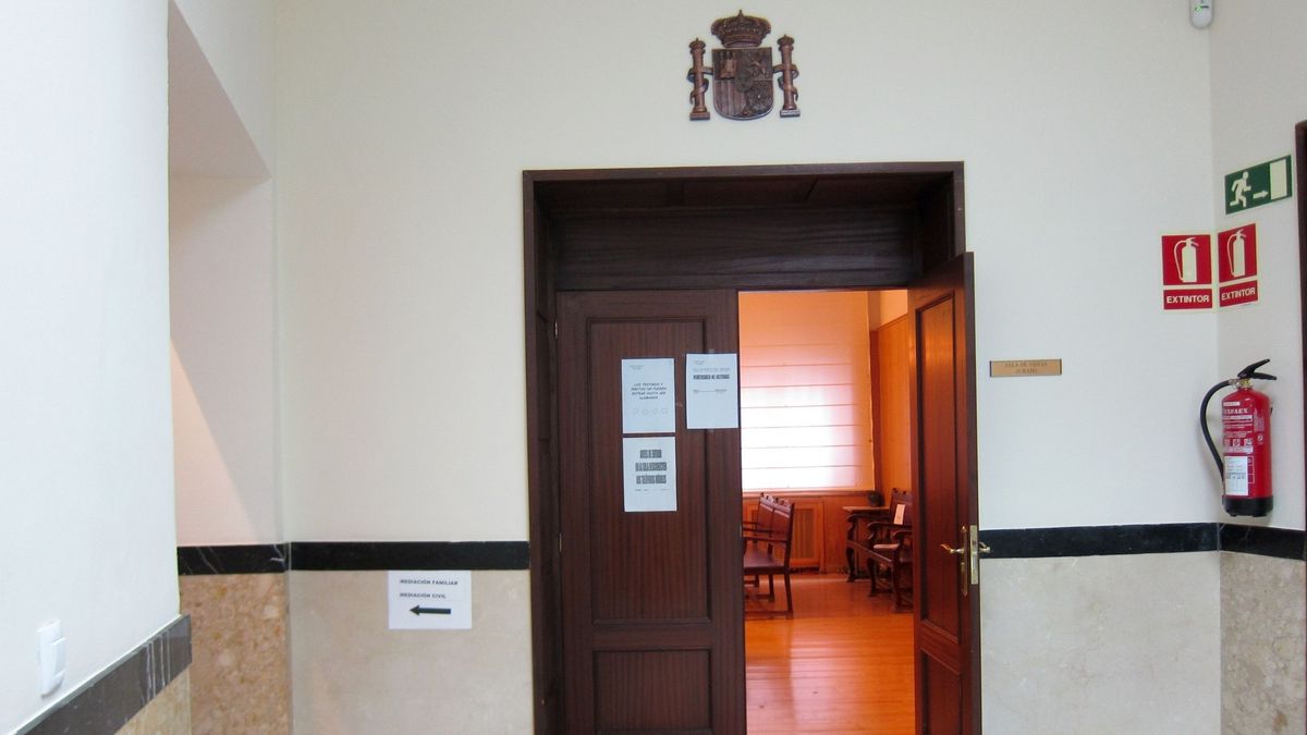 Sala de vistas de la Audiencia de Valladolid