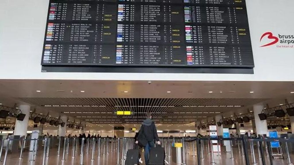 Huelga Nacional en Bélgica: aeropuertos y transporte público paran