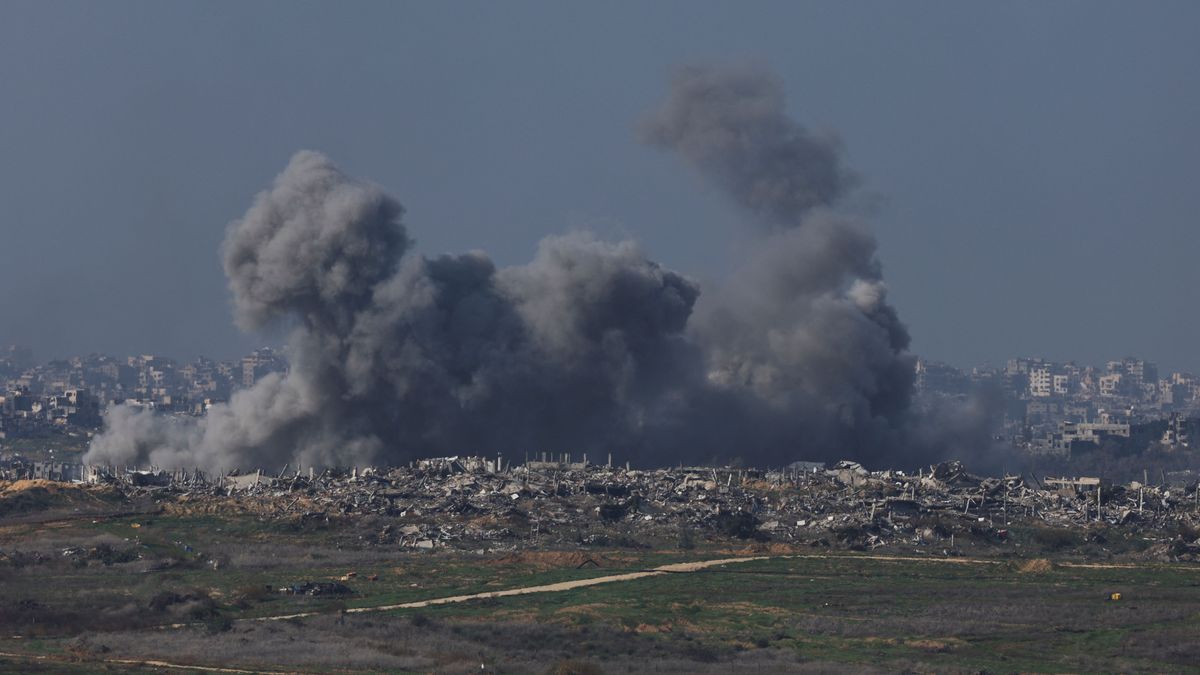 Ataques de las Fuerzas de Defensa de Israel (FDI) en la Franja de Gaza este domingo