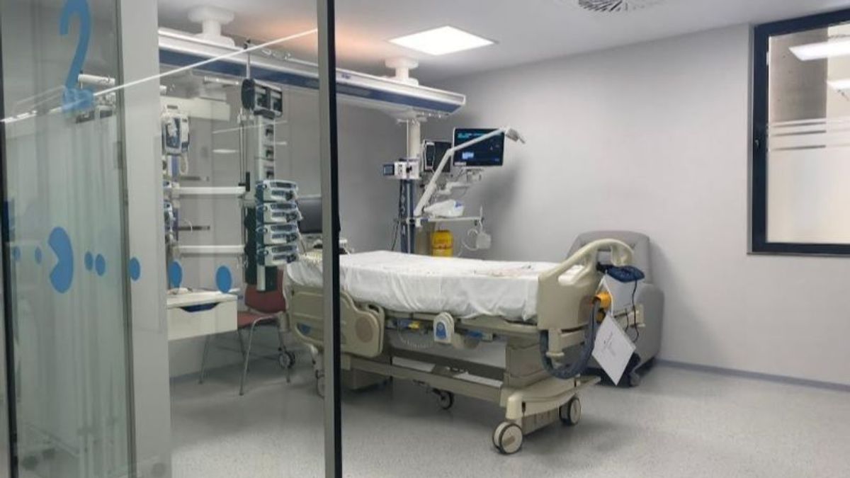 Habitación de la UCI Pediátrica del Hospital Reina Sofía