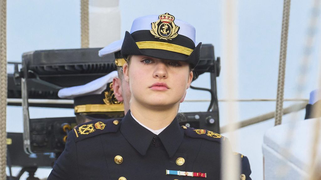 La princesa Leonor ha iniciado su travesía en el buque escuela Juan Sebastián Elcano