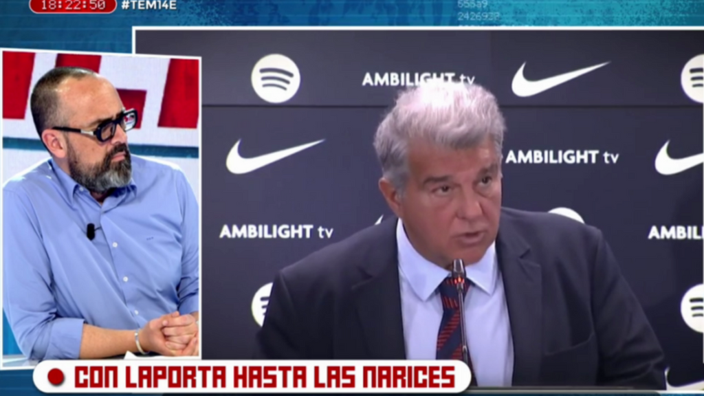 Risto Mejide, ante la actitud de Laporta con la periodista Helena Condis en su rueda de prensa: "Es una falta absoluta de respeto"