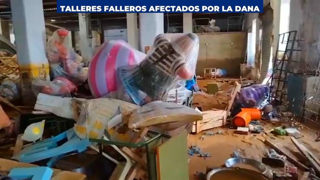 Talleres falleros afectados por la DANA