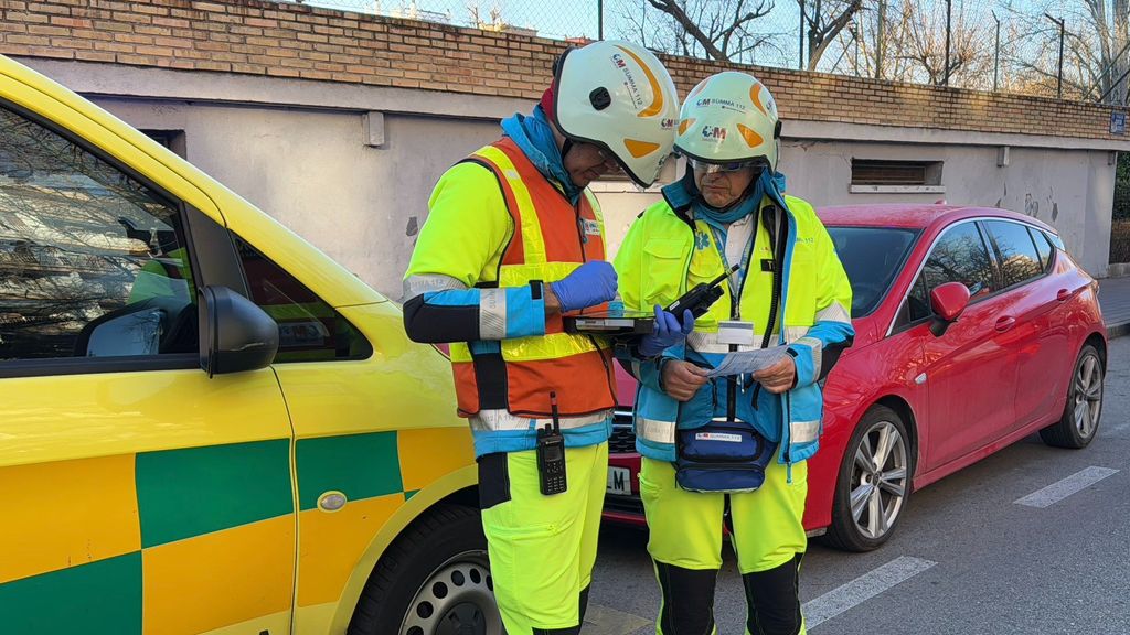 Efectivos de los Bomberos de la Comunidad de Madrid