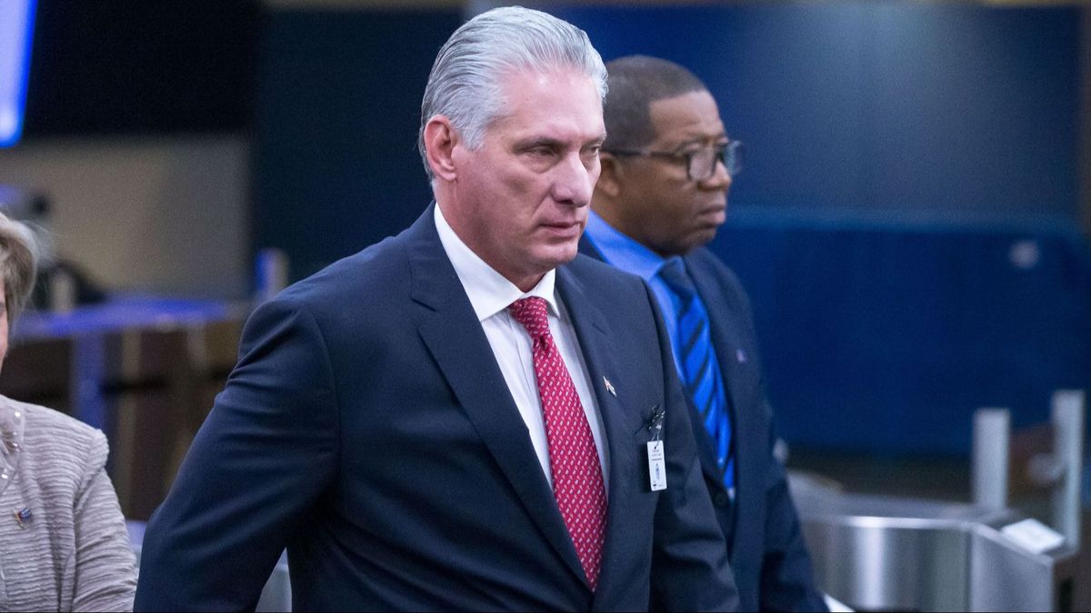 El Presidente de Cuba, Miguel Diaz-Canel