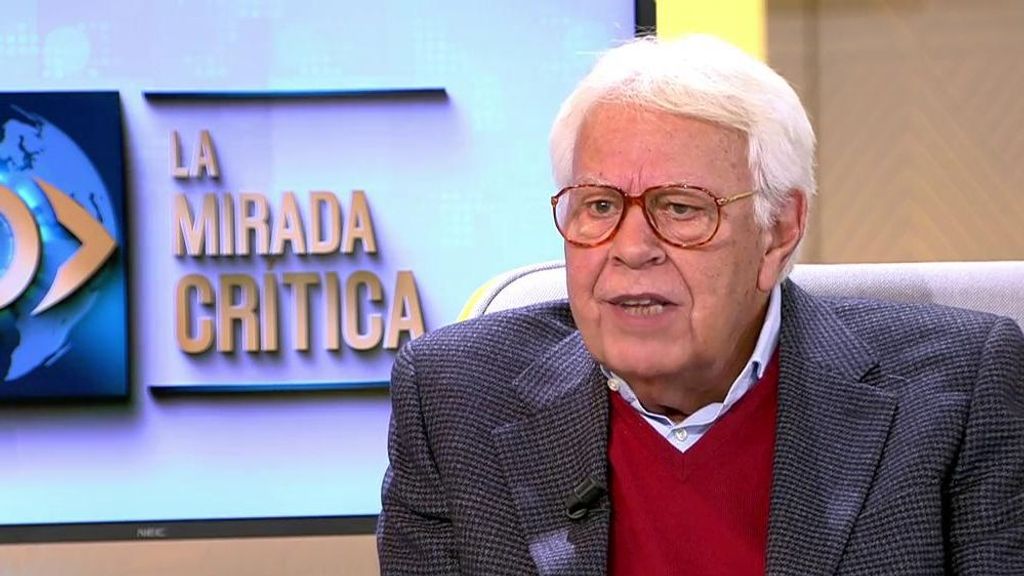 Felipe González, sobre el PSOE actual: "Cambian mucho de posición. Yo antes estaba de acuerdo con Sánchez"