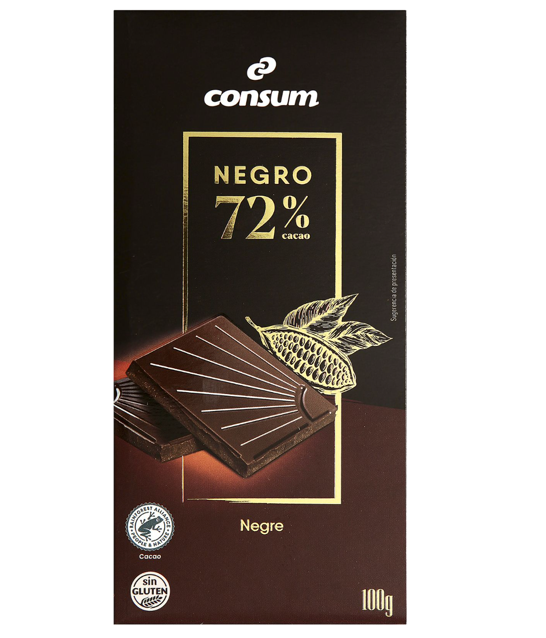 Chocolate negro de Consum
