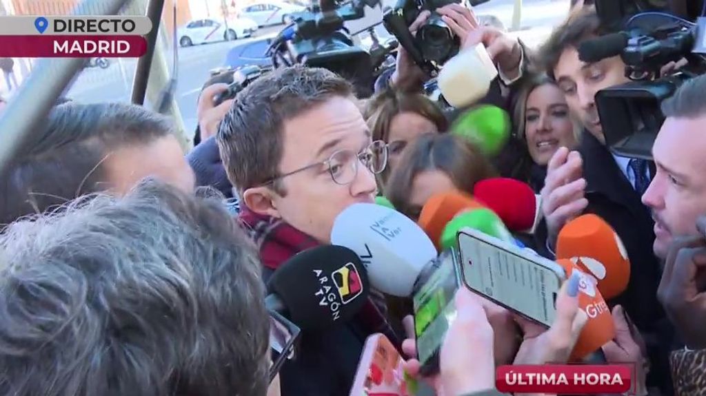 Íñigo Errejón, a su llegada a los juzgados: "Es un día esperado por mí y lo afronto con confianza en la justicia"