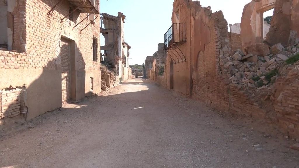 Las ruinas de Belchite, en Zaragoza, elegido entre los 25 lugares del mundo que es necesario proteger