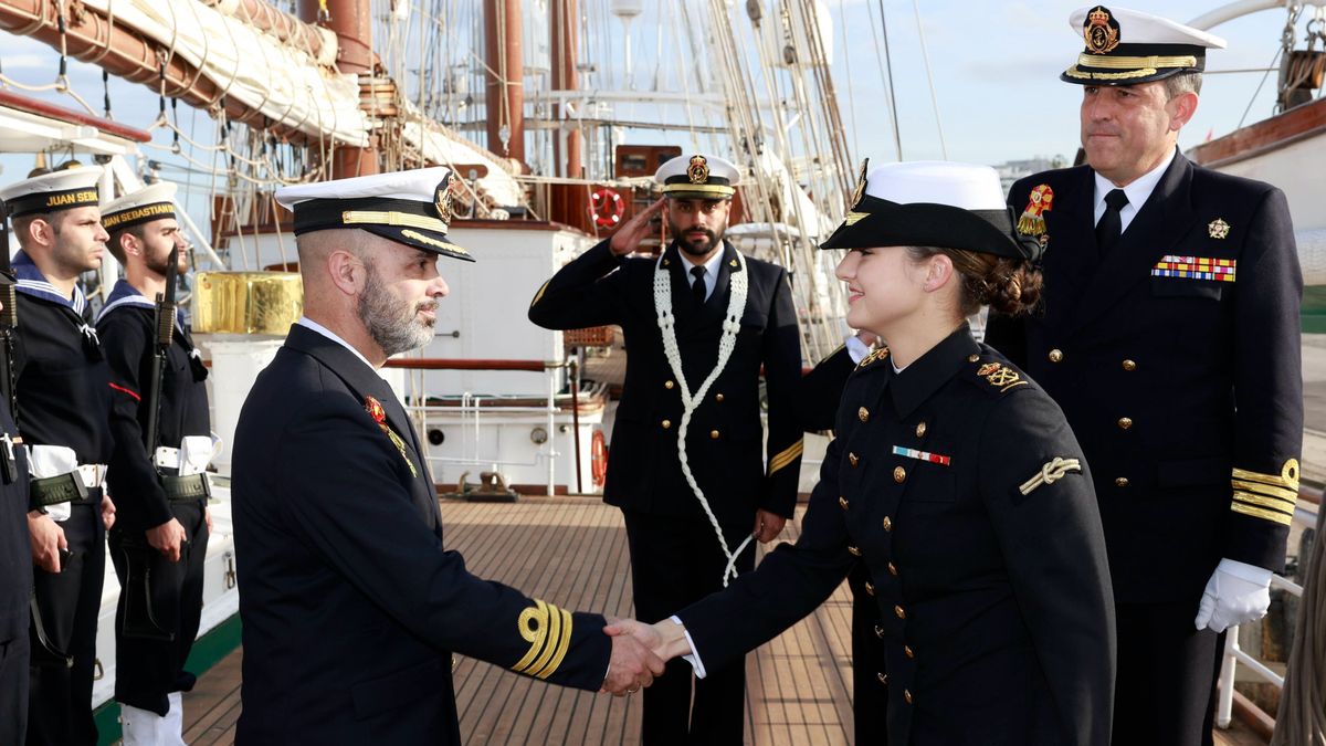 Leonor, en el Juan Sebastián Elcano