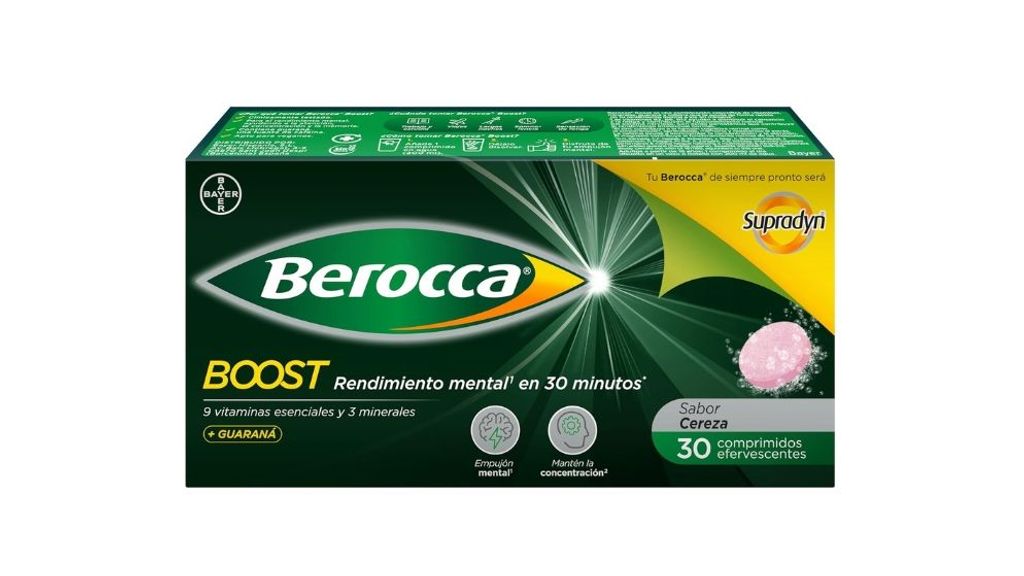 Multivitaminas Berocca Boost complejo de vitaminas y minerales