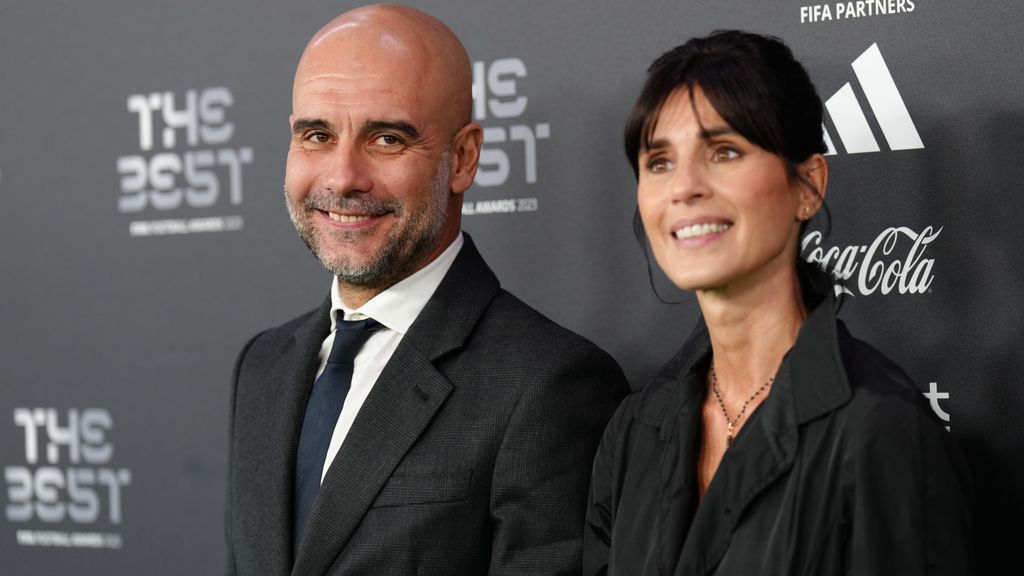 Pep Guardiola y Cristina Serra en una imagen de archivo.