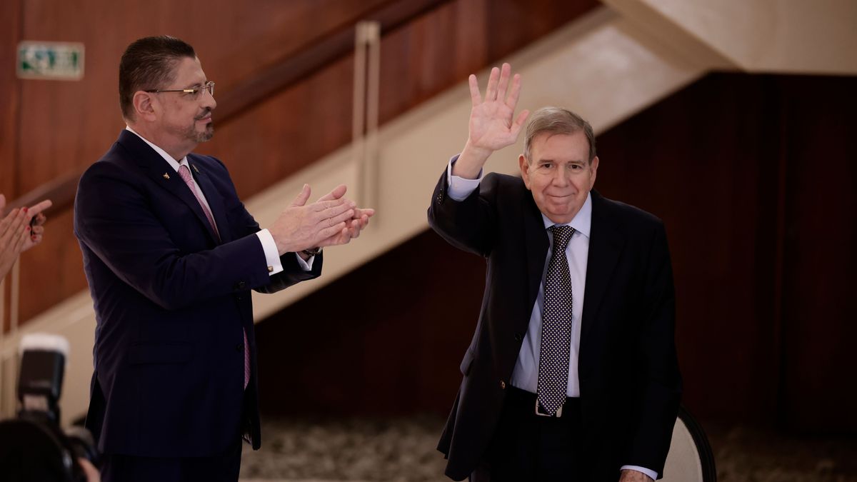 Presidente Rodrigo Chaves recibe al líder opositor venezolano Edmundo González Urrutia