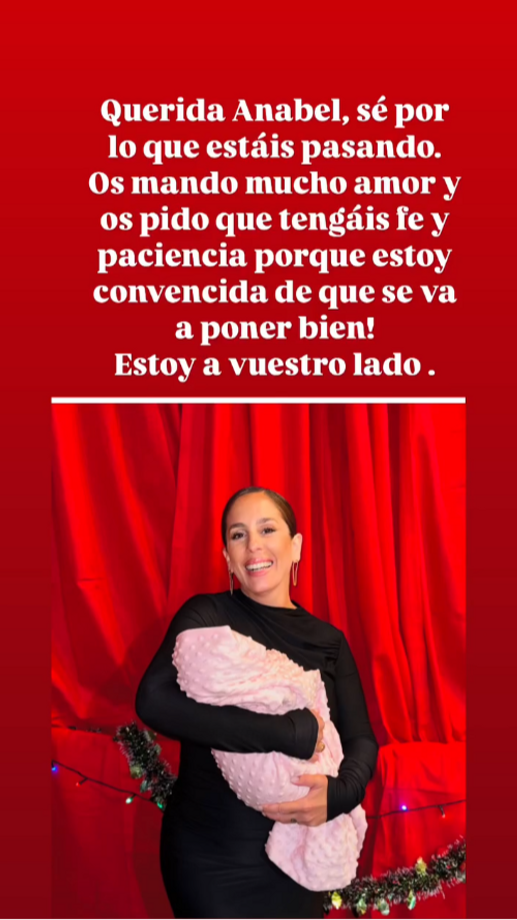 Ana Obregón se solidariza con Anabel Pantoja