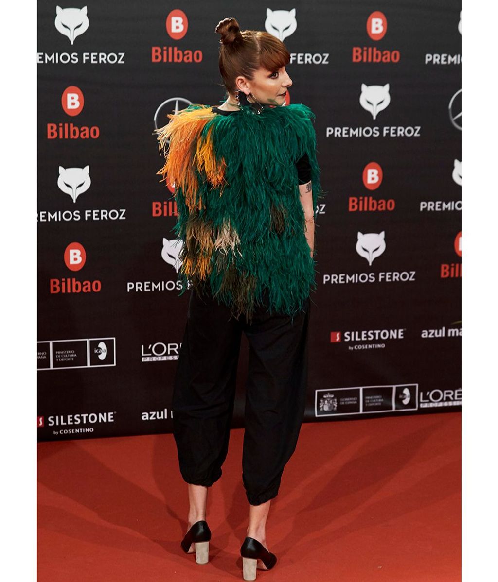 BILBAO, SPAIN - JANUARY 19: Najwa Nimri attends the red carpet during the Feroz 2019 Awards at the Bilbao Arena on January 19, 2019 in Bilbao, Spain. (Photo by Ion Alcoba / Cordon Press)