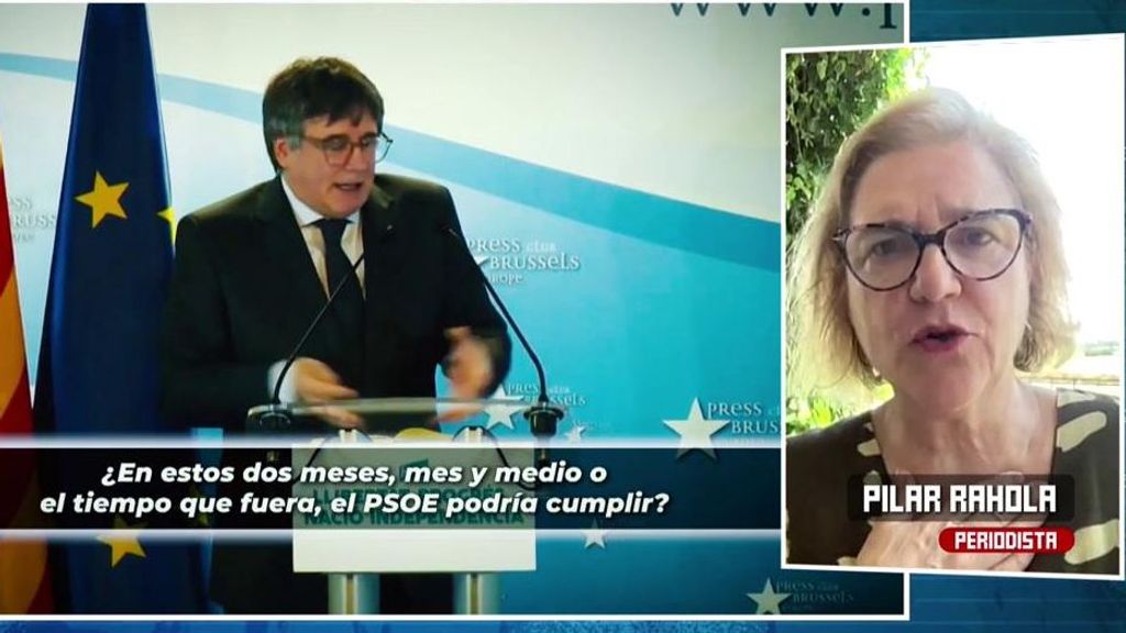 Pilar Rahola, sobre la ruptura de negociaciones entre Junts y PSOE: "Puigdemont no puede ser más claro, la gasolina se acaba"