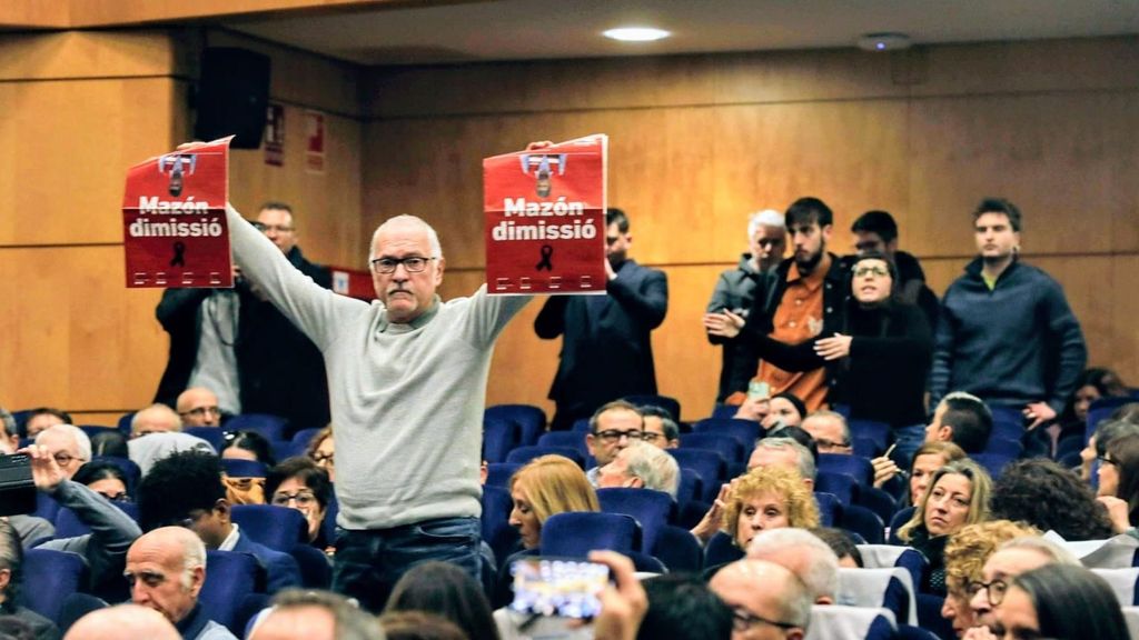 Así han sido las protestas en la Universidad de Alicante contra Mazón