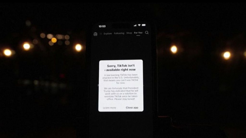 TikTok cierra "temporalmente" su servicio en EEUU: ¿qué hará Donald Trump?