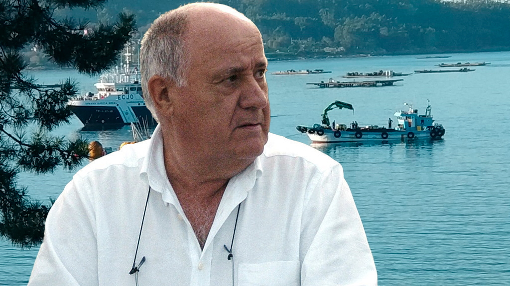 Así es Aldán, el pueblo pesquero favorito de Amancio Ortega (Fotomontaje con imágenes de Europa Press)