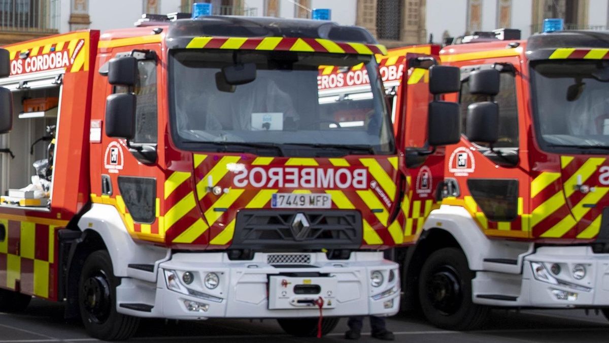 Dos camiones de bomberos del Consorcio de Bomberos de Córdoba