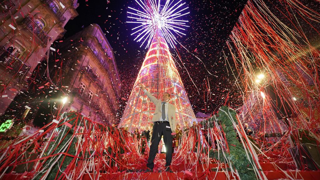 El encendido de luces de Navidad de Vigo