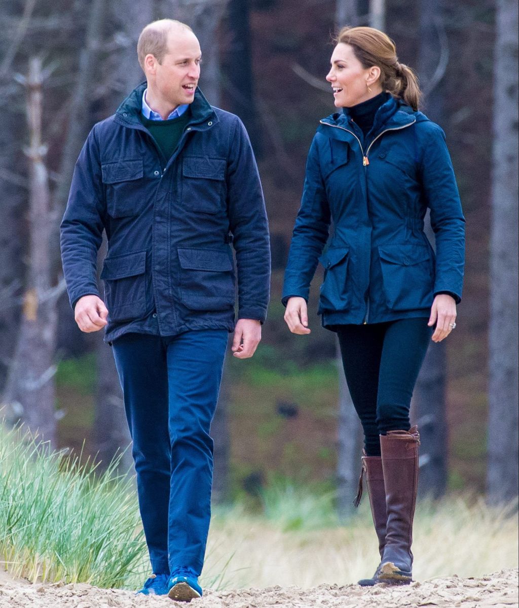 Kate Middleton y el príncipe Guillermo en una imagen de archivo.