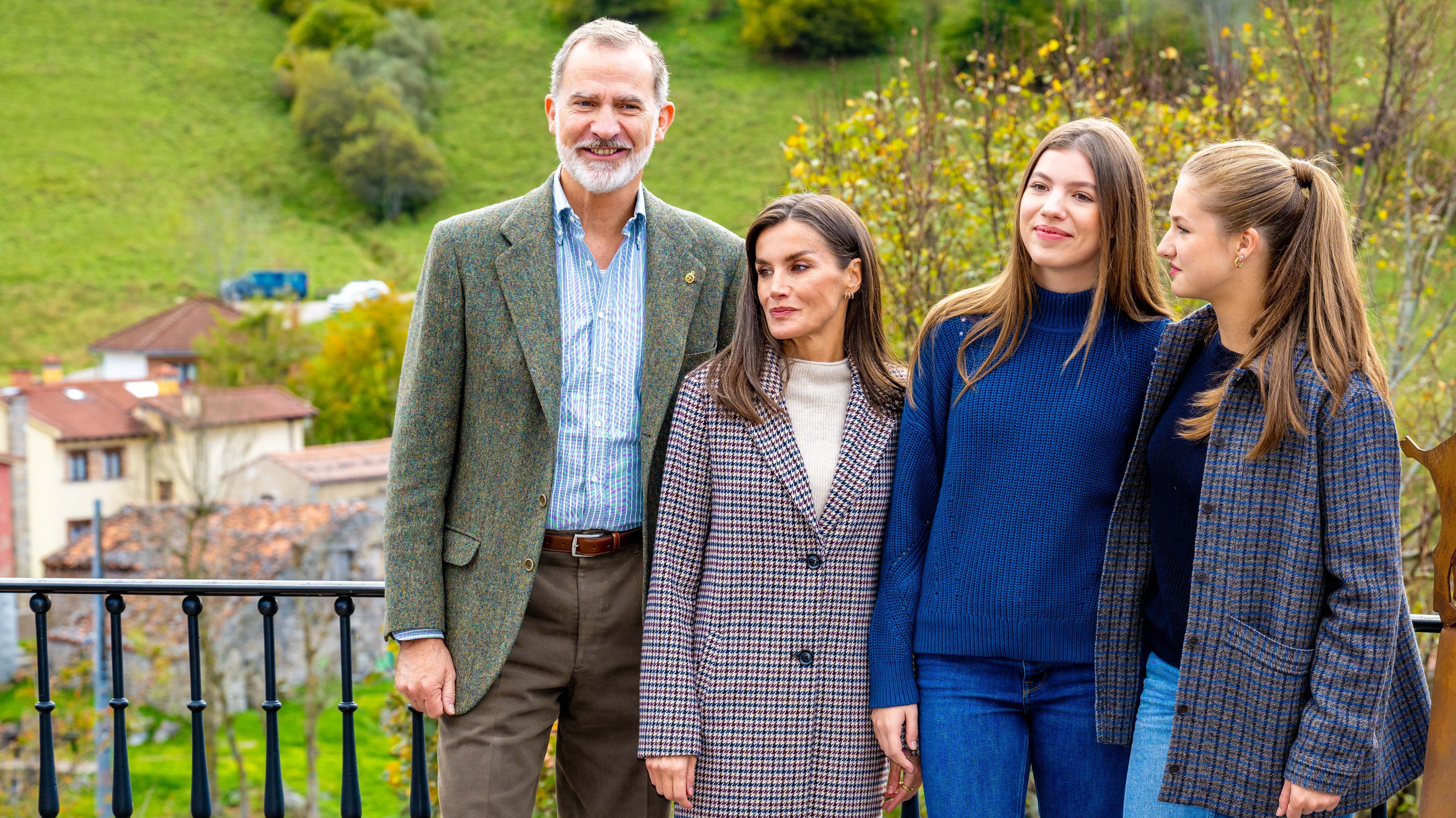 La familia real española en una imagen de archivo.