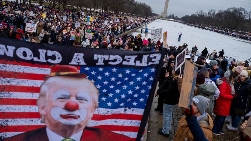 Protestas contra Donald Trump en Washington