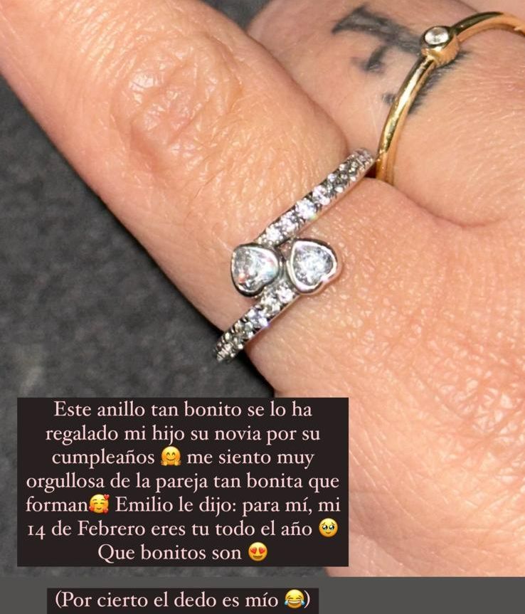 El regalo del hijo de Fani a su novia