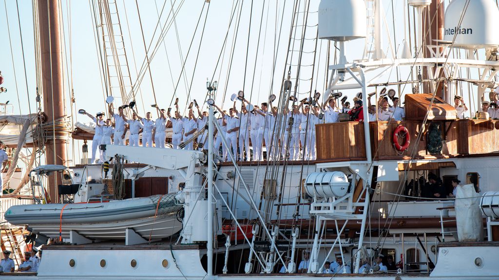 Leonor en Las Palmas de Gran Canaria.