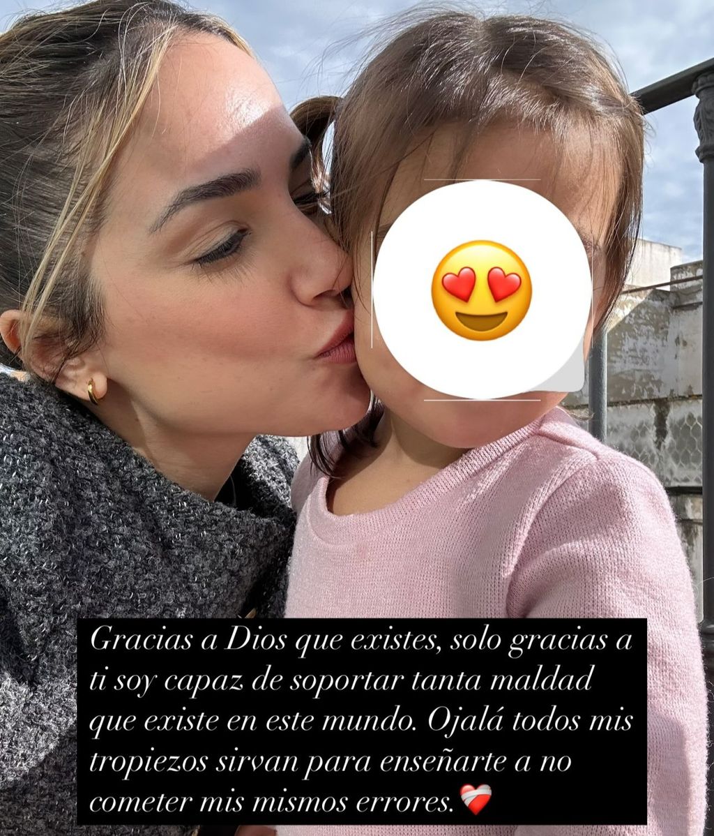 Lucía Sánchez le dedica a su hija un precioso mensaje