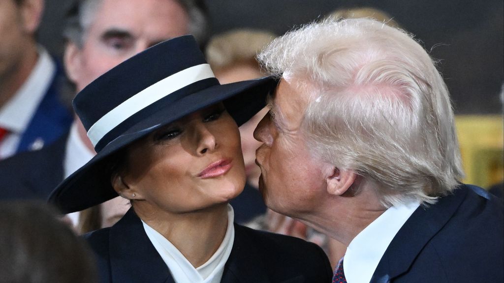 Melania, durante la investidura de su marido, Donald Trump