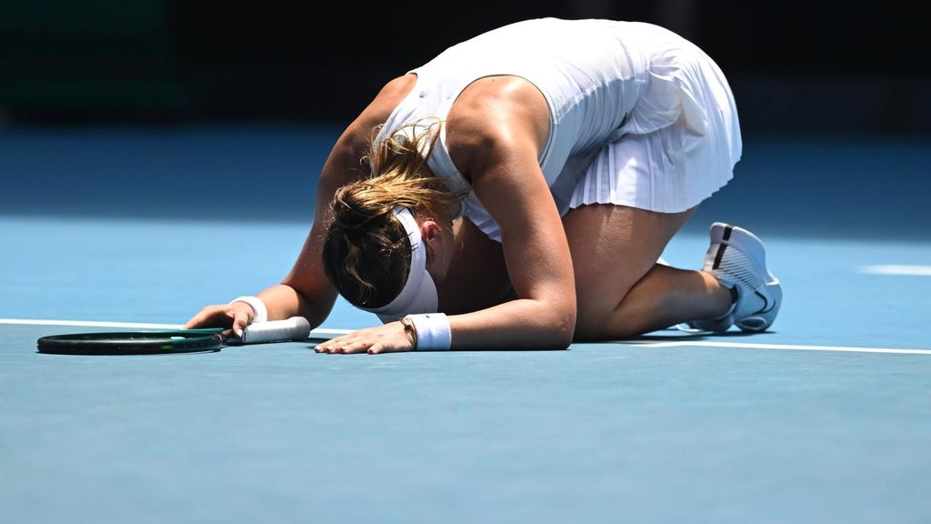 Paula Badosa en el Abierto de Australia