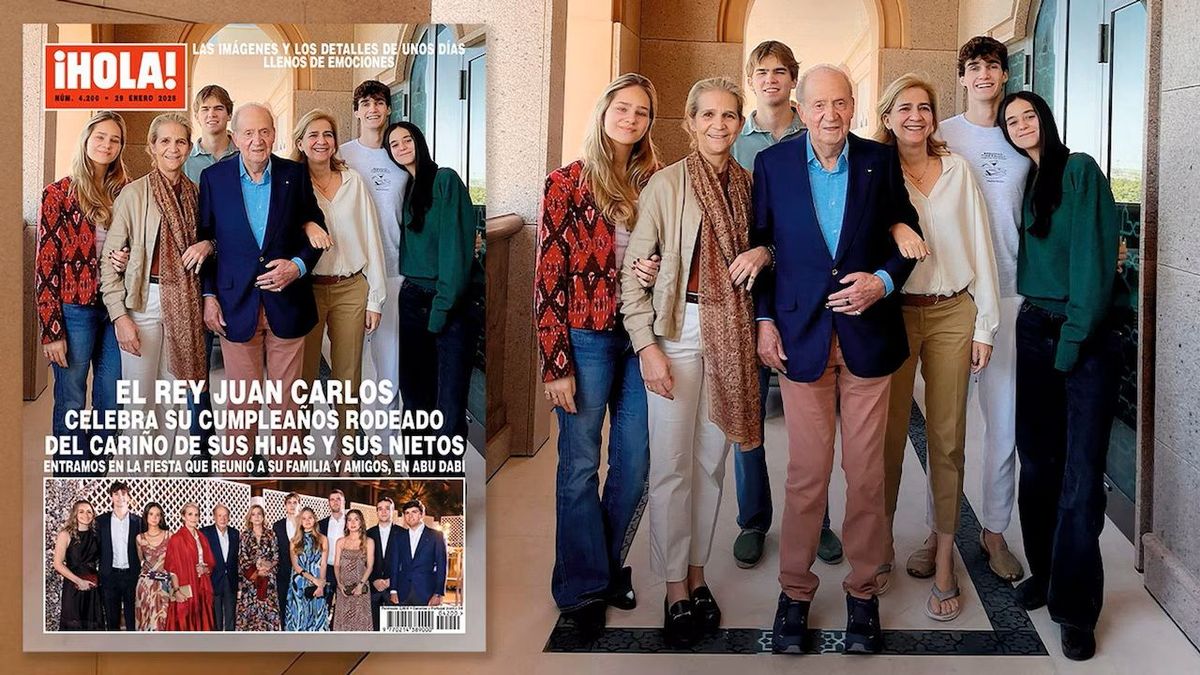 Portada de la revista '¡Hola!' con el cumpleaños del rey