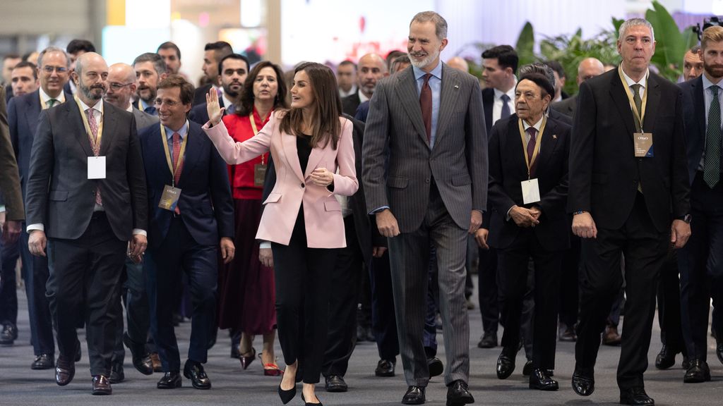 Letizia y Felipe en la inauguración de Fitur 2025