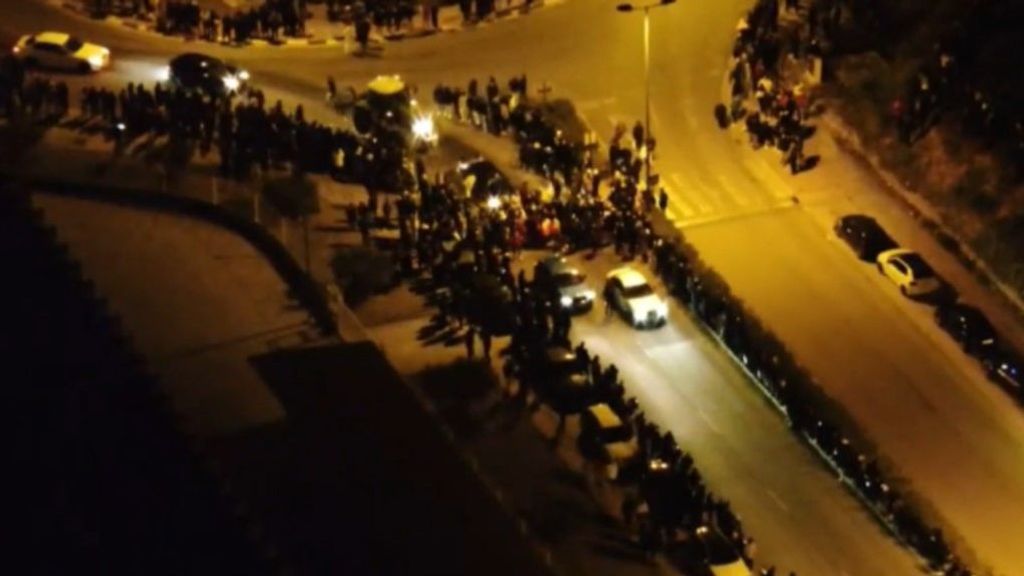 Multitudinaria carrera ilegal en Tudela, Navarra