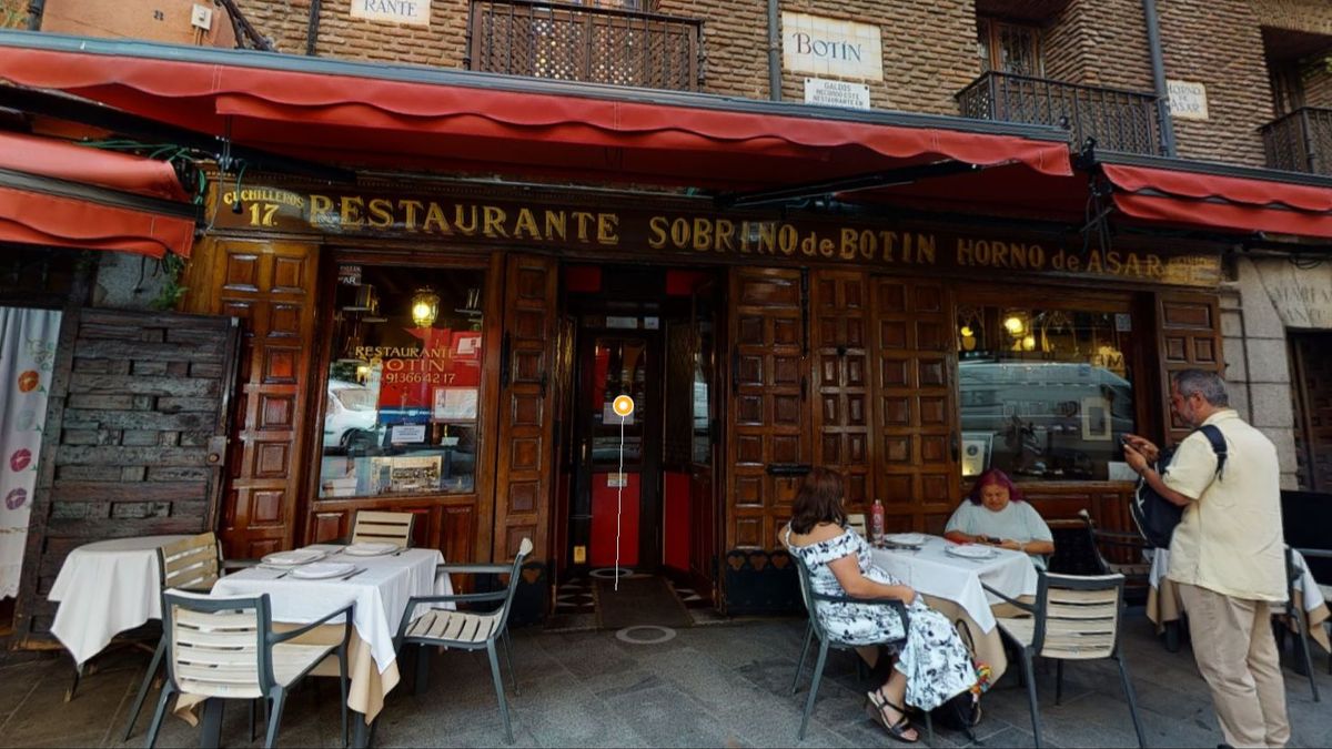 Exterior del restaurante Sobrino de Botín