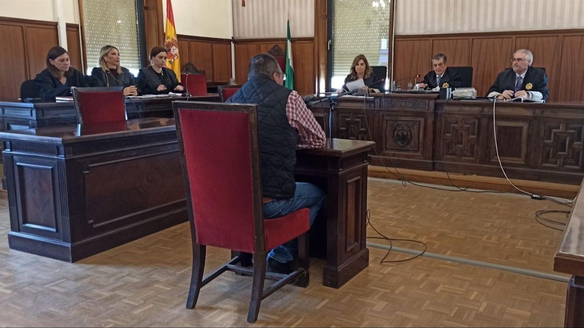 José Manuel M.R., durante el juicio celebrado en su contra en la Sección Tercera de la Audiencia de Sevilla