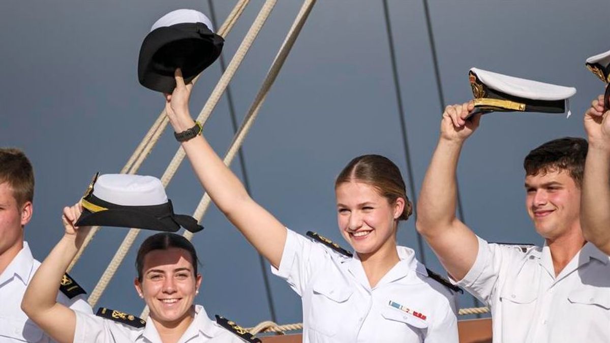 La primera travesía oceánica de la princesa Leonor con Elcano: rumbo hacia Brasil desde Gran Canaria