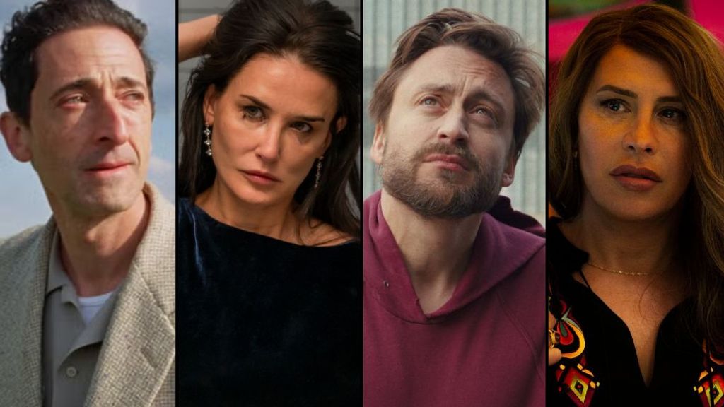 Demi Moore, Adrien Brody, Karla Sofía Gascón y Kieran Culkin, entre los nominados