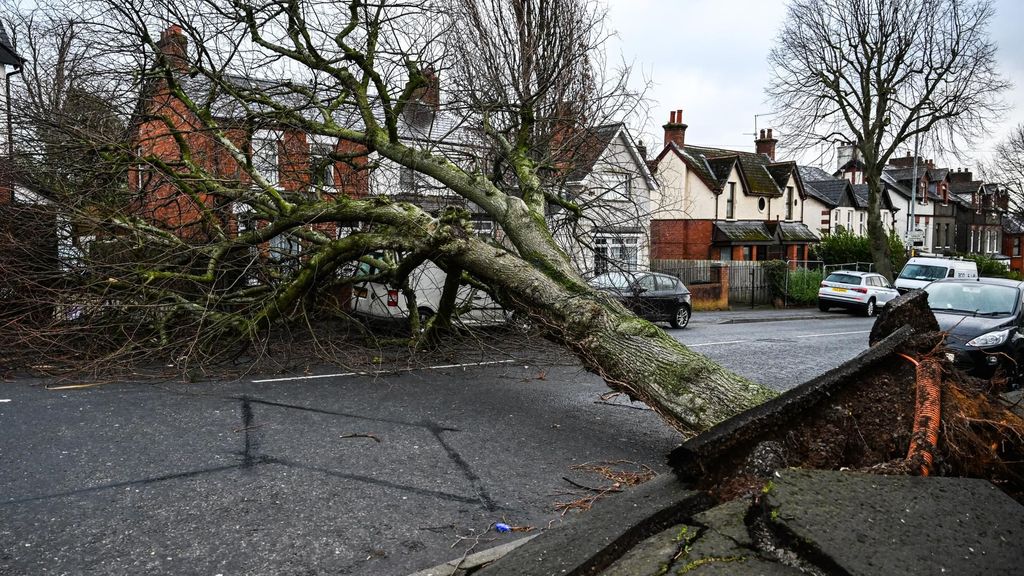 Alerta roja en las islas británicas por “amenaza extrema” por la tormenta Eowyn