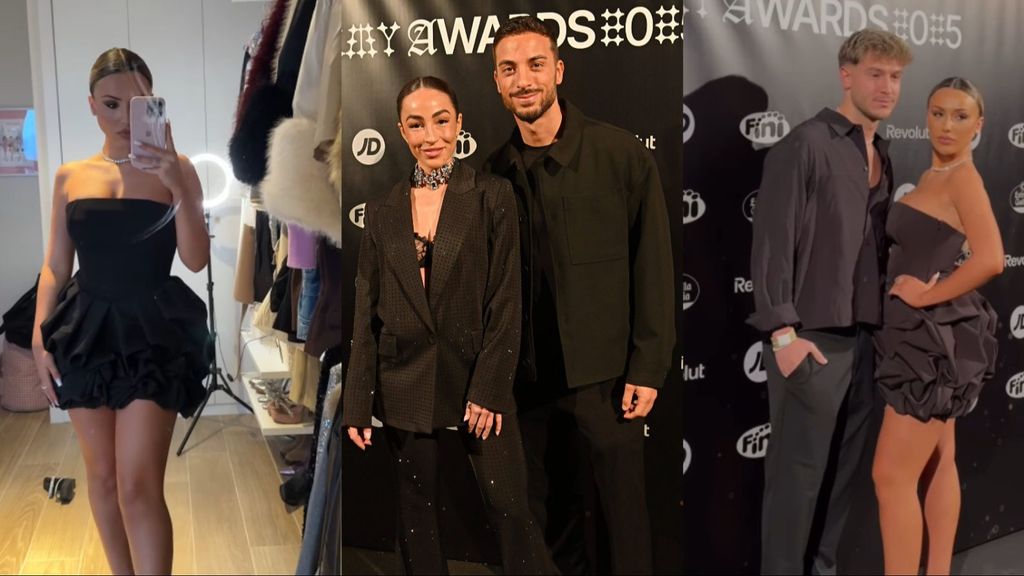 Ana López, Borja González, Maria Aguilar y David Vaquero en los Army Awards