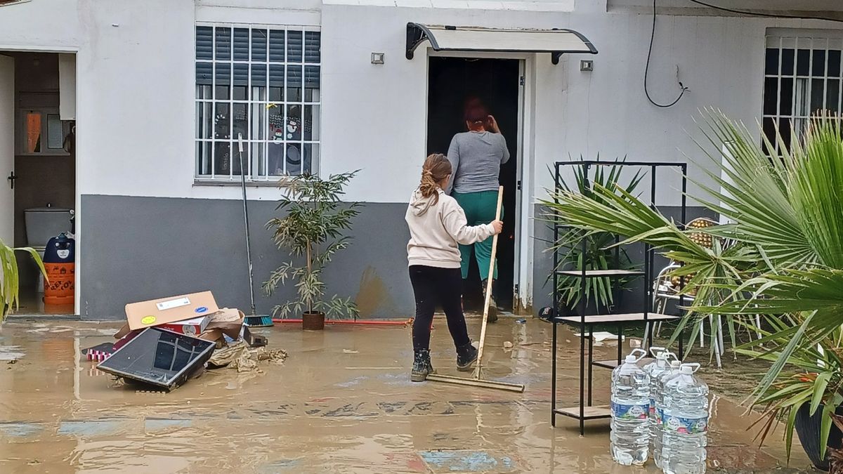 Inundaciones por lluvias en Huelva