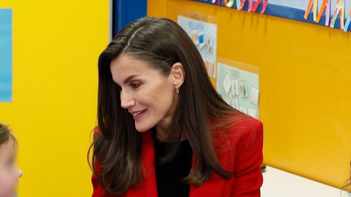 La reina Letizia, en el aula