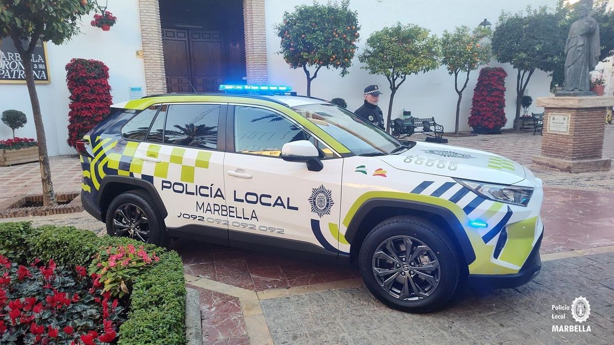 Vehículo de la Policía Local de Marbella