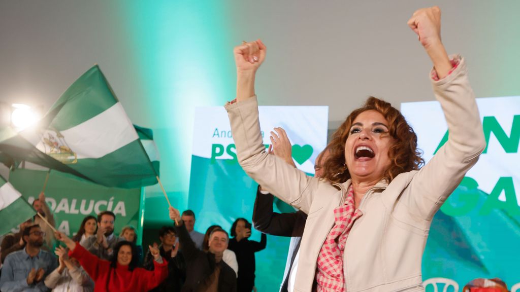 María Jesús Montero en un acto del PSOE en Sevilla