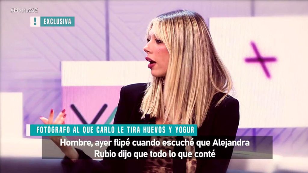 Alejandra Rubio defiende a Carlo en su supuesta agresión a un paparazzi Fiesta 2025 Programa 266