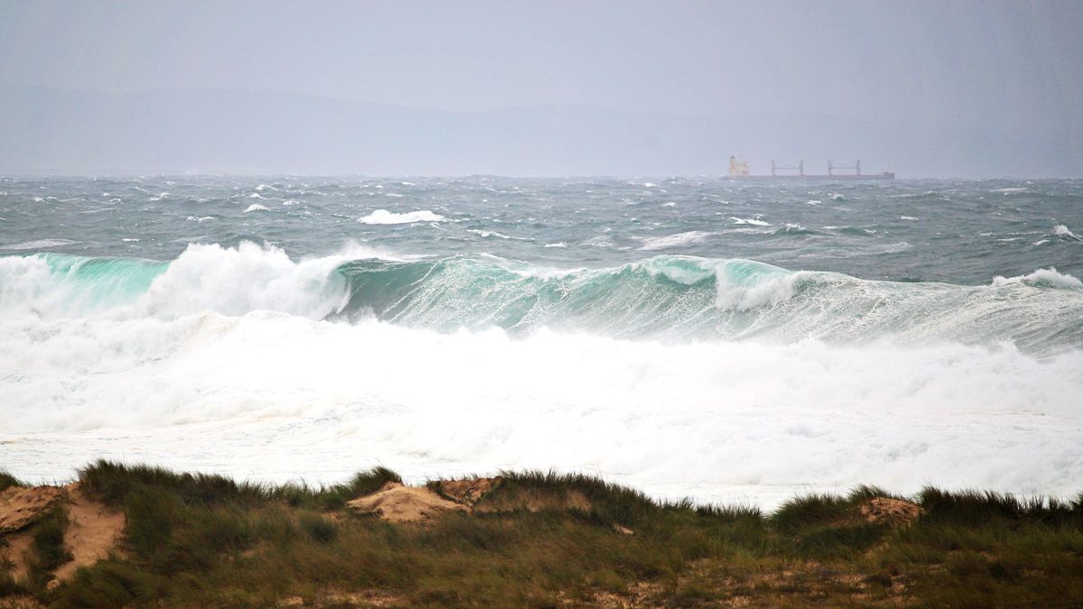 Playa de Doñinos, a 20 de octubre de 2023, en Ferrol, A Coruña, Galicia (España).