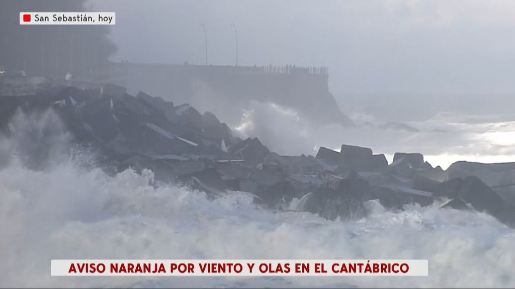 Alertas por viento y fuerte oleaje en el País Vasco